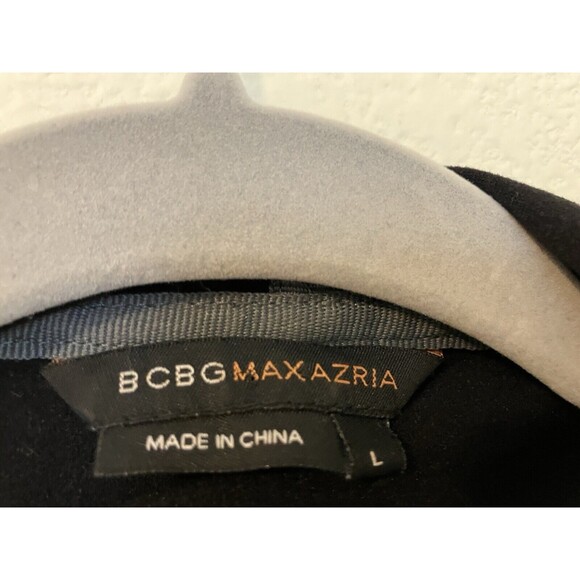 BCBG MAXAZRIA Zip Hoodie Y2K Tracksuit Jacket with Rhinestone Logo Med - Picture 5 of 8
